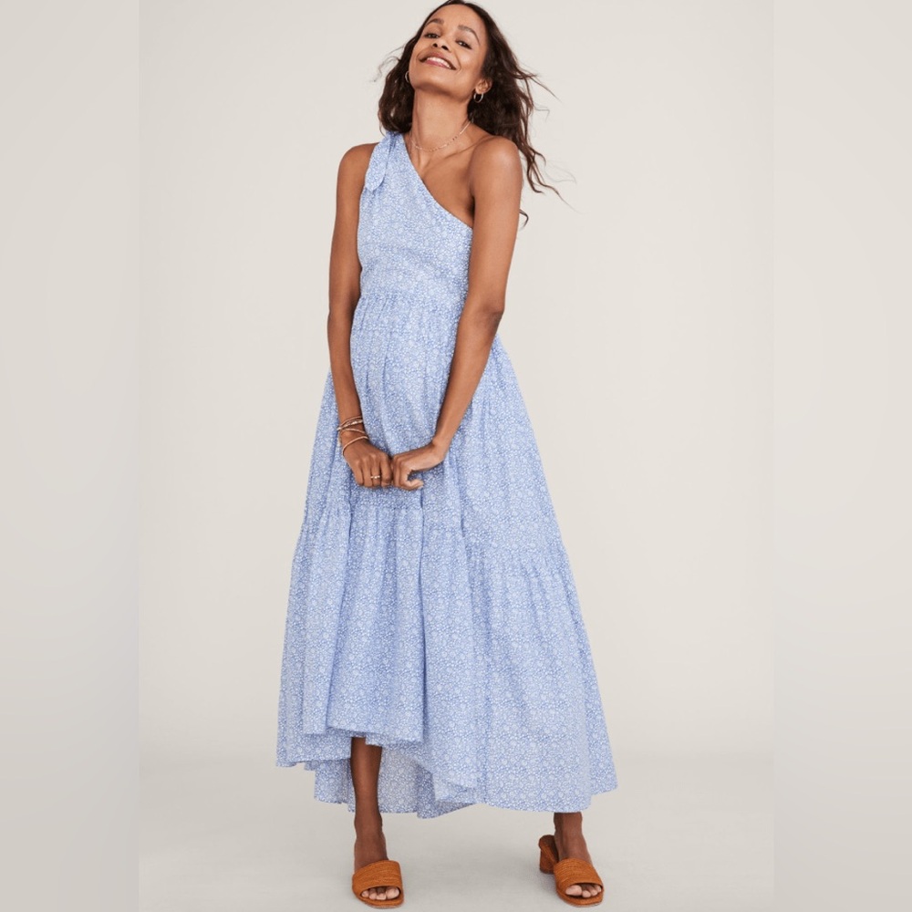 Hatch Light Blue One Shoulder Dress
